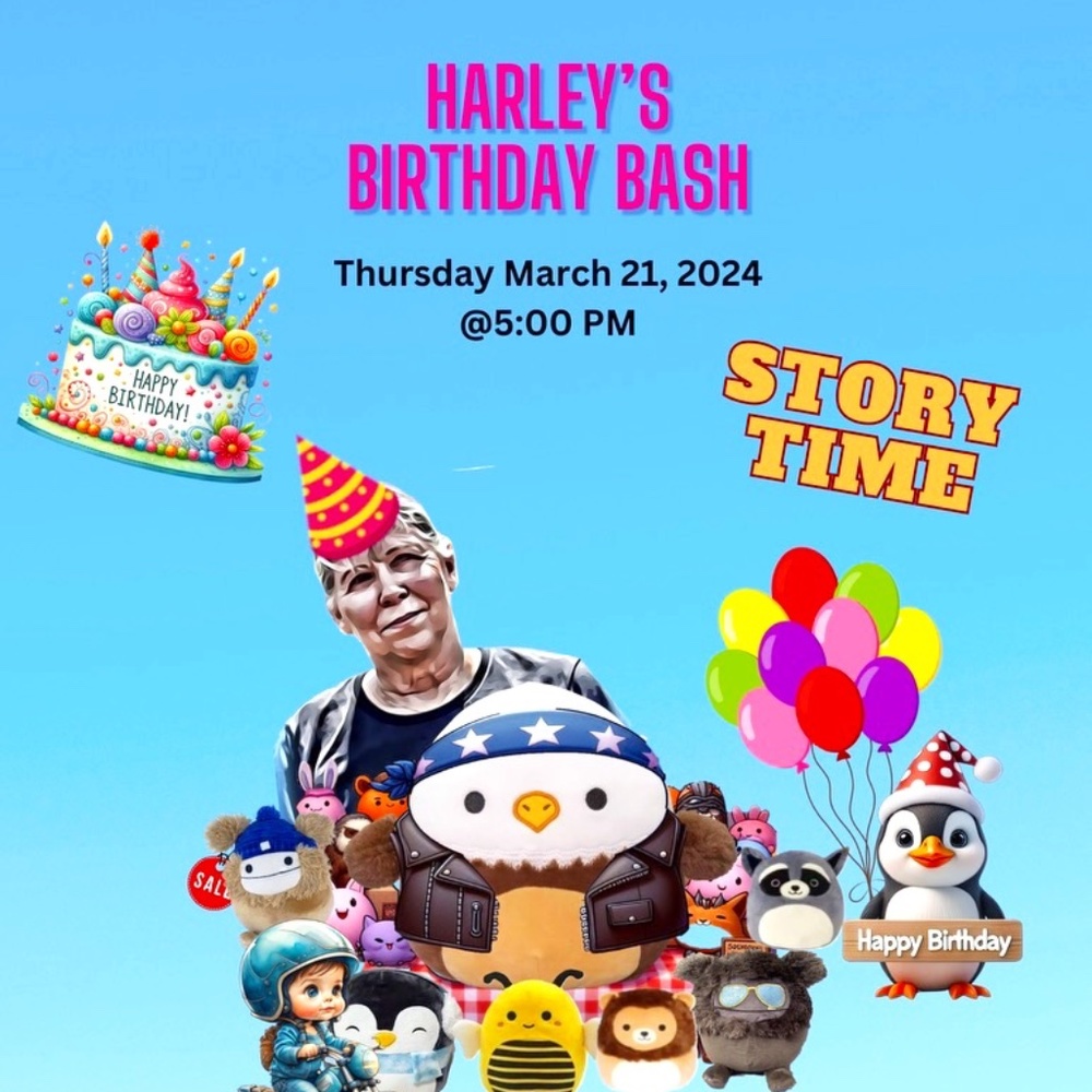 HARLEY’S BIRTHDAY BASH
